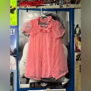 Vintage Pink Lingerie Set